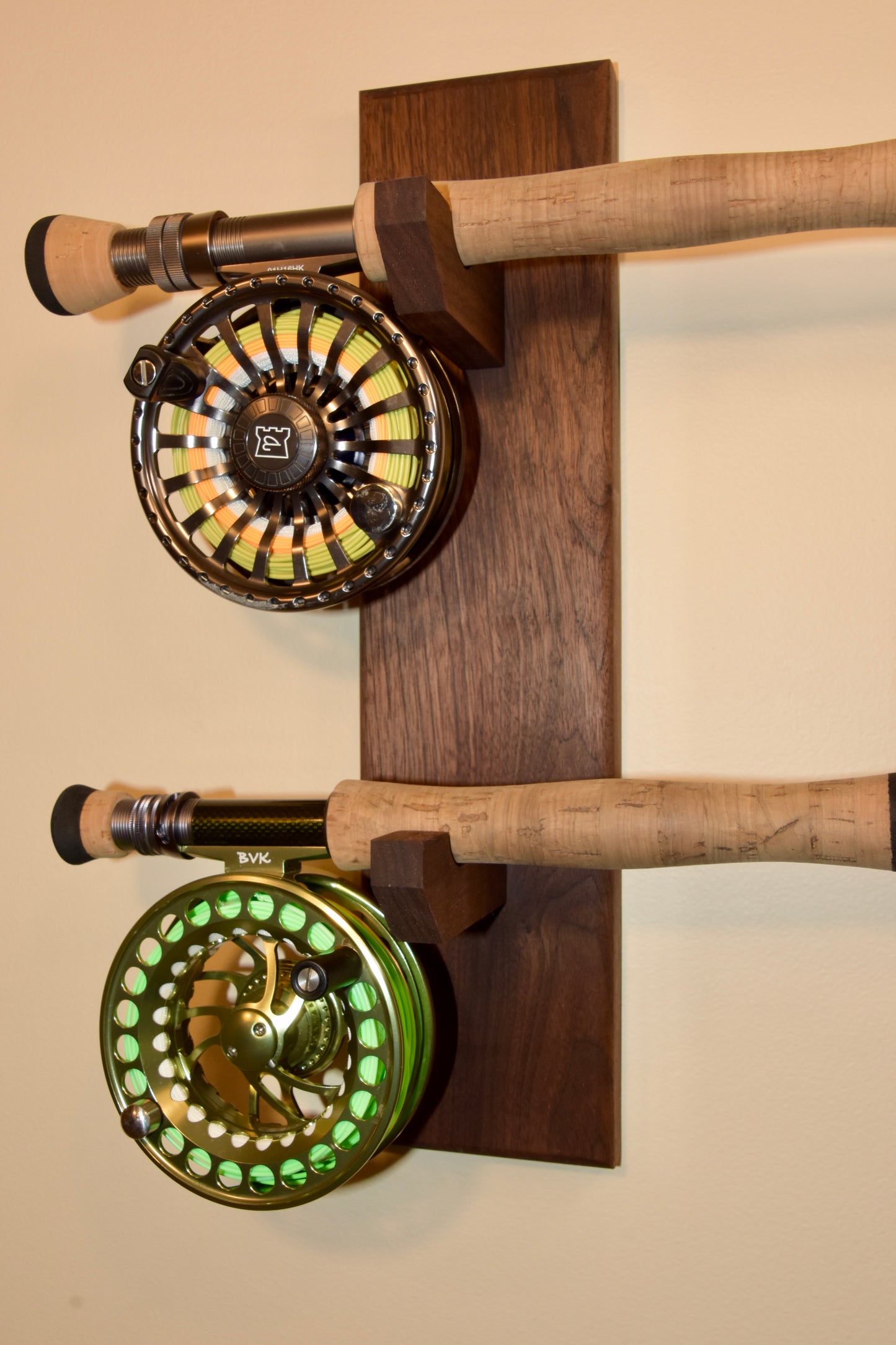 FLY ROD RACK - WALNUT
